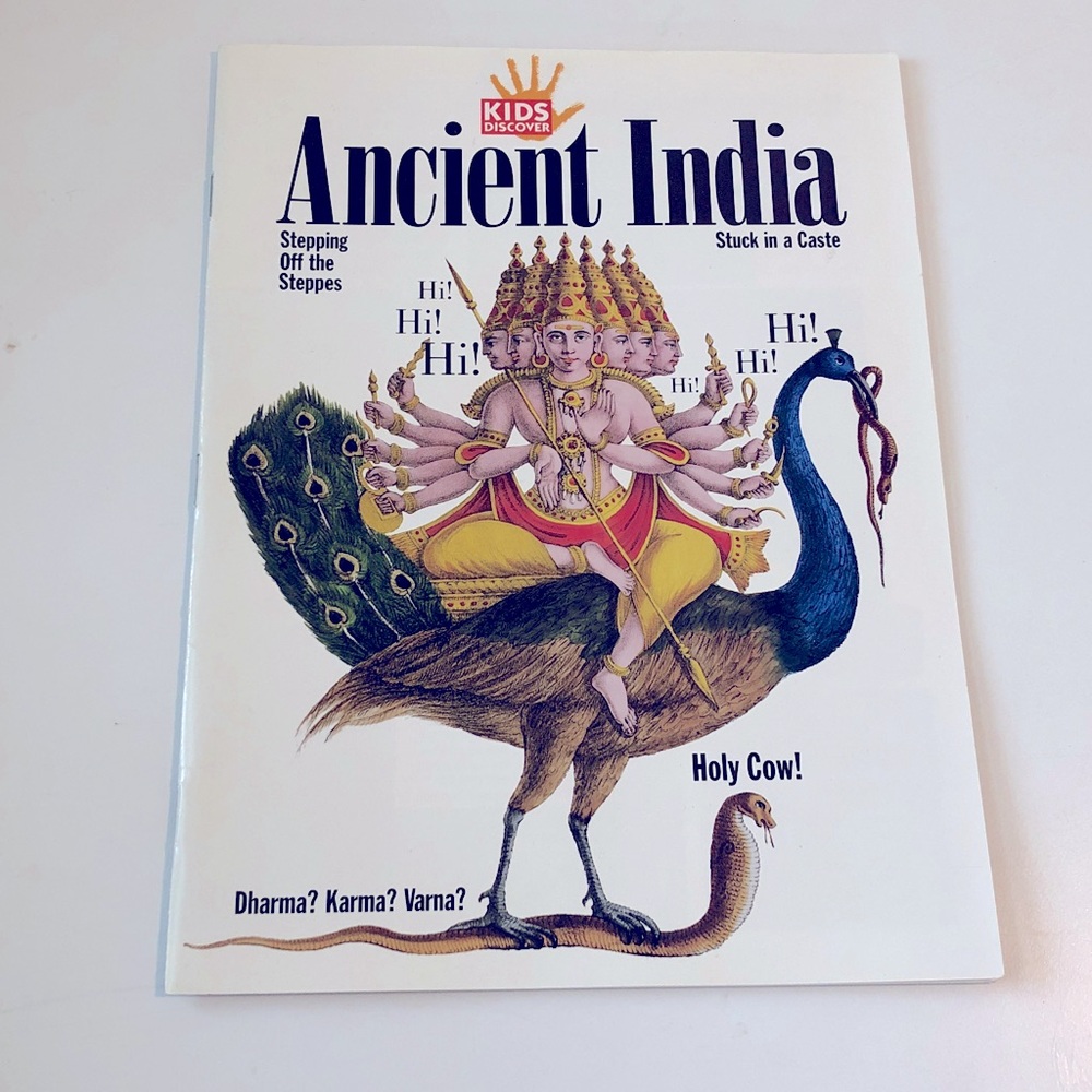 Vintage Y2K Kids Discover Magazine Ancient India Volume 13 Issue 5 May 2003